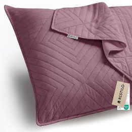 Dekoratyvinis pagalvės užvalkalas 45×45 cm violetinės spalvos Restilo