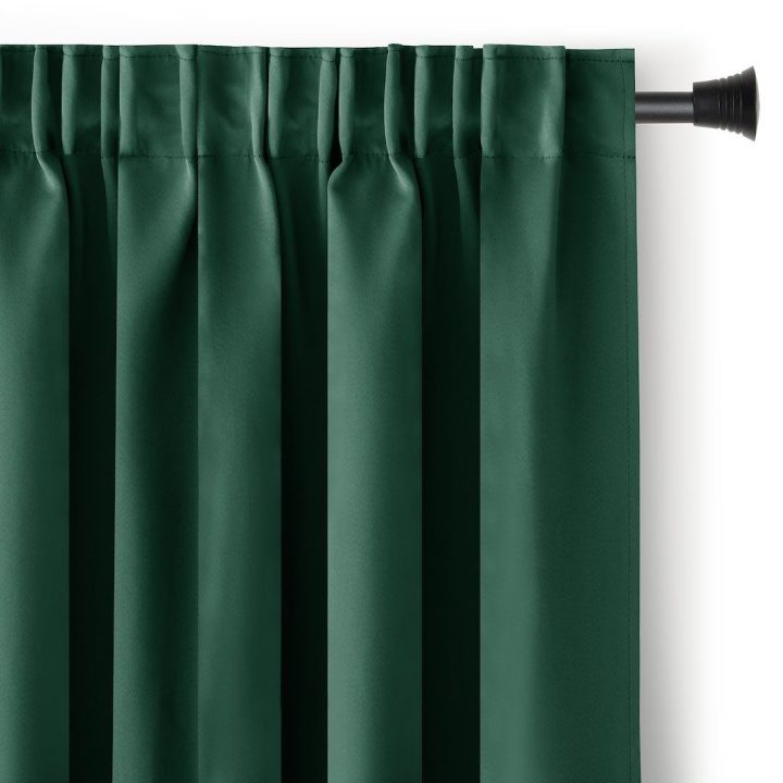 Užuolaida AH BLACKOUT PLEAT D.GREEN 140X175 1PC