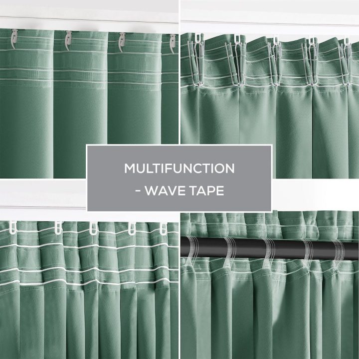 Užuolaida AH BLACKOUT PLEAT MINT 140X175 1PC