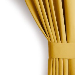 Užuolaida AH BLACKOUT PLEAT MUSTARD 140X175 1PC