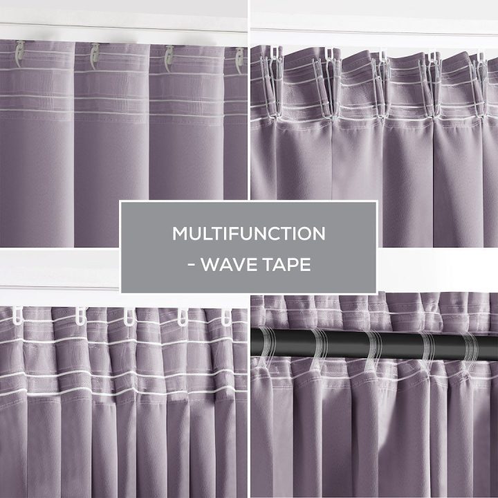Užuolaida AH BLACKOUT PLEAT PINK 140X175 1PC