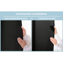 Užuolaida RES OXFORD CARLI PLEAT BLACK 140X270 1PC