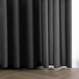 Užuolaida RES OXFORD CARLI PLEAT CHARCOAL 140X250 1PC