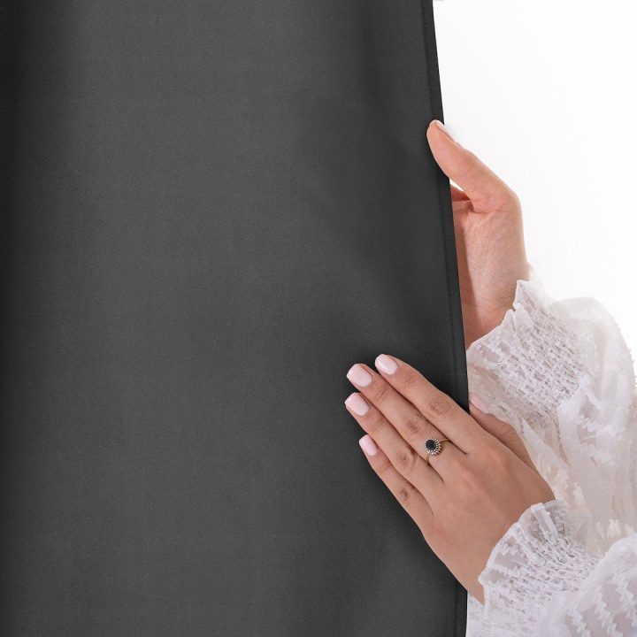 Užuolaida RES OXFORD CARLI PLEAT CHARCOAL 140X270 1PC