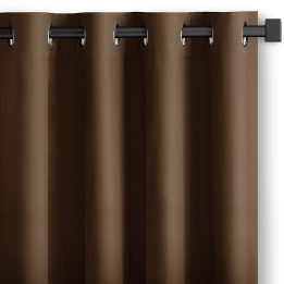Užuolaida RES OXFORD CARLI EYELETS D.BROWN 140X270 1PC