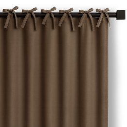 Užuolaida RES OXFORD CARLI TAB D.BROWN 140X250 1PC