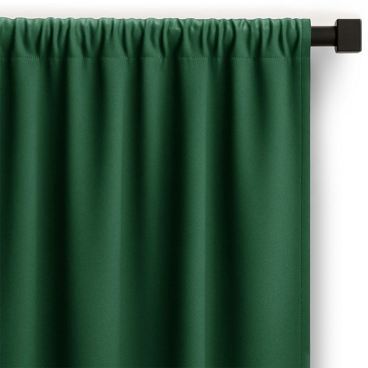 Užuolaida RES OXFORD CARLI PLEAT D.GREEN 140X250 1PC