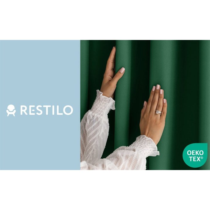 Užuolaida RES OXFORD CARLI PLEAT D.GREEN 140X250 1PC