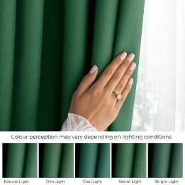 Užuolaida RES OXFORD CARLI PLEAT D.GREEN 200X250 1PC