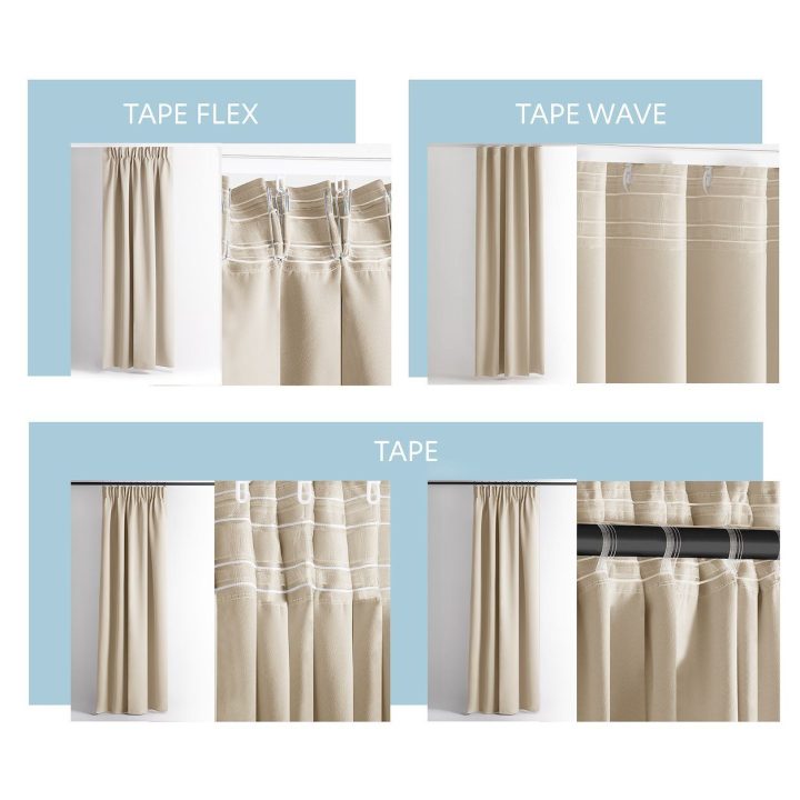 Užuolaida RES OXFORD CARLI PLEAT L.BEIGE 200X250 1PC
