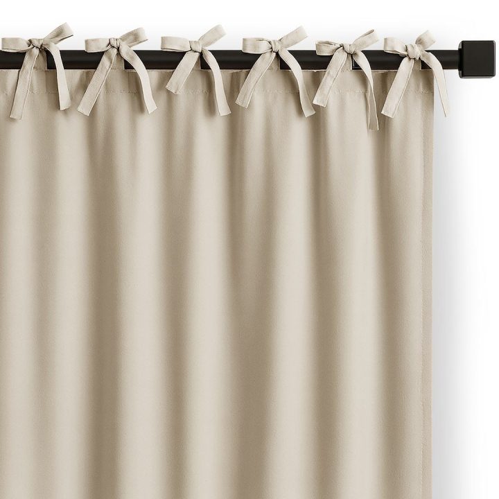 Užuolaida RES OXFORD CARLI TAB L.BEIGE 140X250 1PC