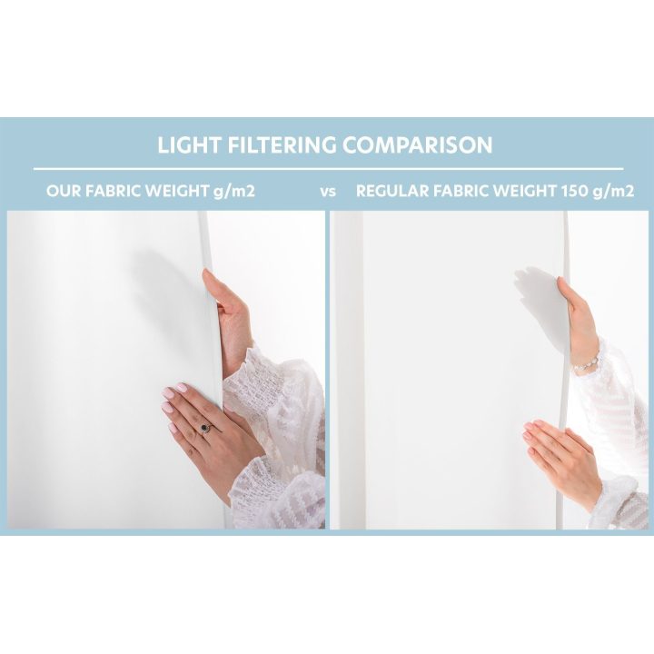Užuolaida su klostėmis balta Restilo Carli