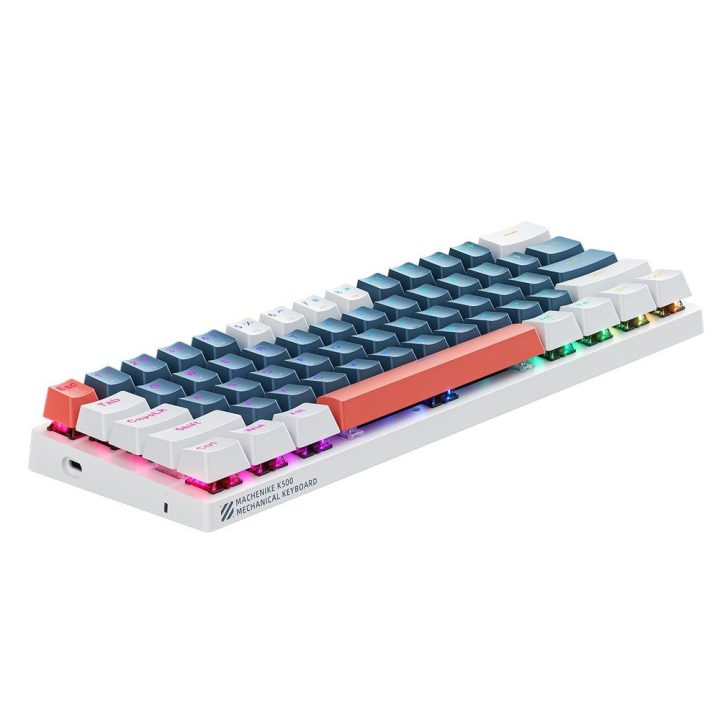 Mechaninė žaidimų klaviatūra Machenike K500-B61, 60% formos