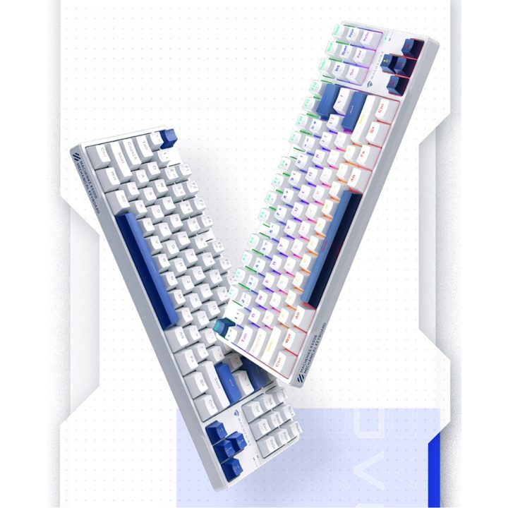 Mechaninė laidinė TKL klaviatūra, 87 klavišų, Machenike