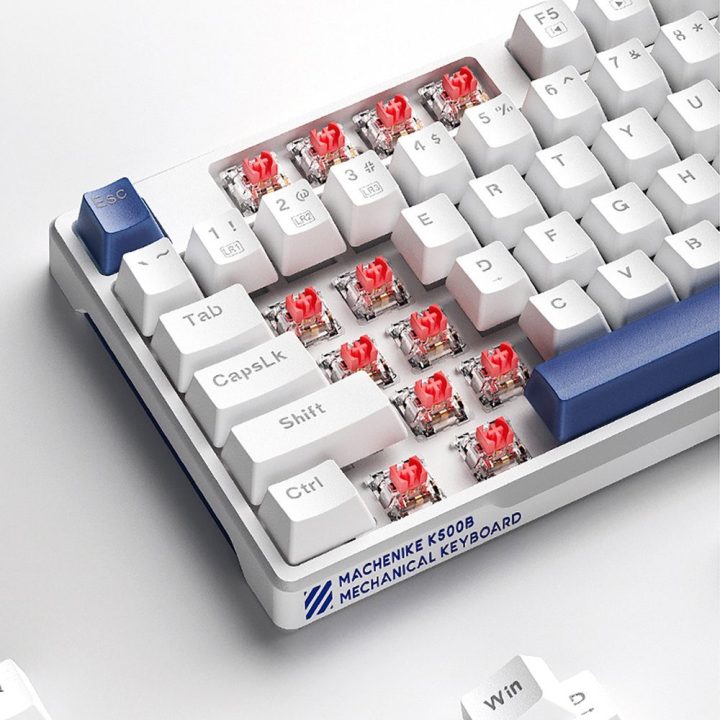 Mechaninė laidinė TKL klaviatūra, 87 klavišų, Machenike