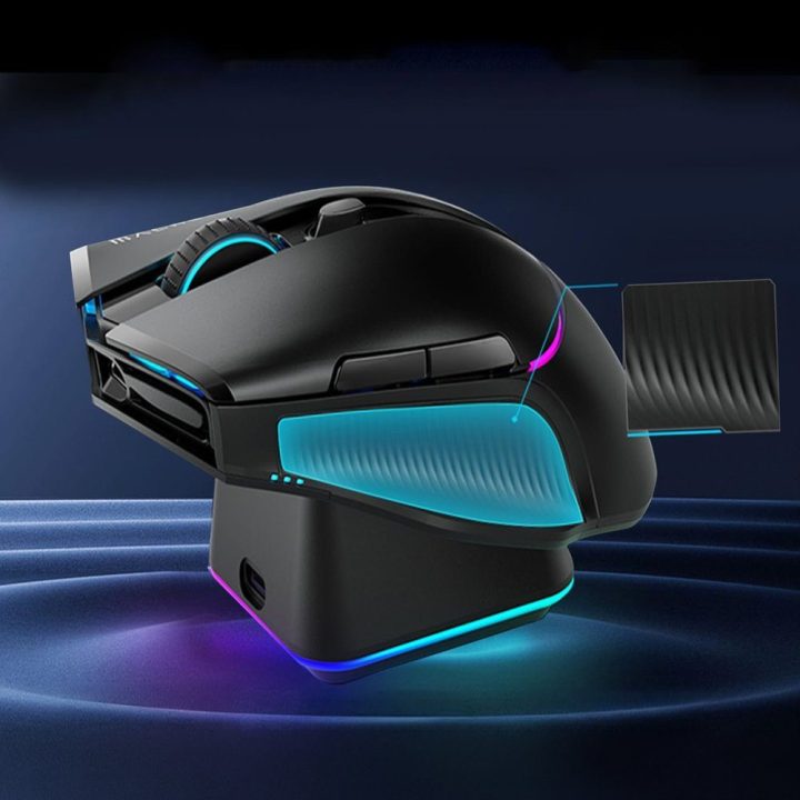 Pelė Machenike L8 Pro (laidinė / 2.4 GHz / Bluetooth)