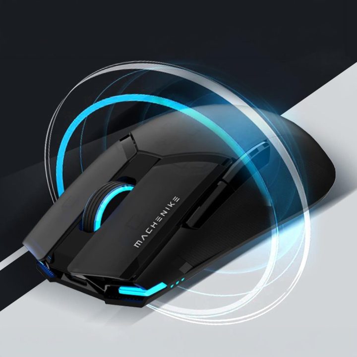 Žaidimų pelė bevielė 26 000 DPI, juoda Machenike M7 Pro