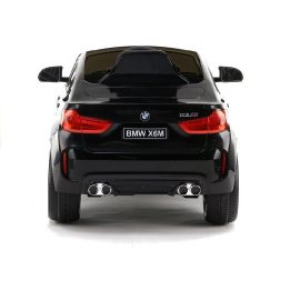 Vaikiškas elektromobilis BMW X6, juodos spalvos, su baterija