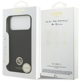 Telefono dėklas iPhone 17 Pro Max, juodos spalvos Guess