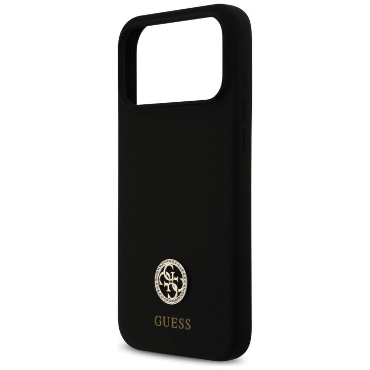 Telefono dėklas iPhone 17 Pro Max, juodos spalvos Guess