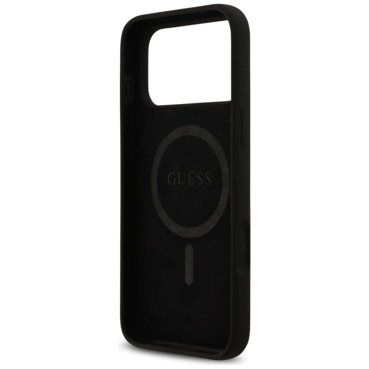 Telefono dėklas iPhone 17 Pro Max, juodos spalvos Guess