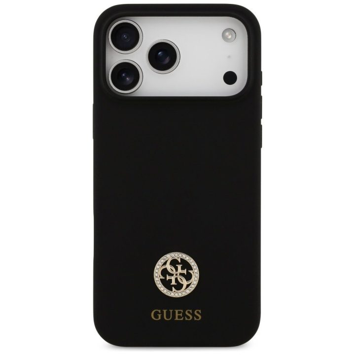 Telefono dėklas iPhone 17 Pro Max, juodos spalvos Guess
