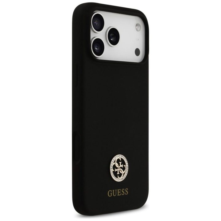 Telefono dėklas iPhone 17 Pro Max, juodos spalvos Guess