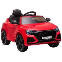 Vaikiškas elektromobilis Audi RS Q8, raudonos spalvos
