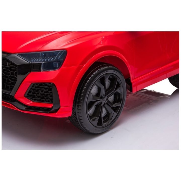 Vaikiškas elektromobilis Audi RS Q8, raudonos spalvos