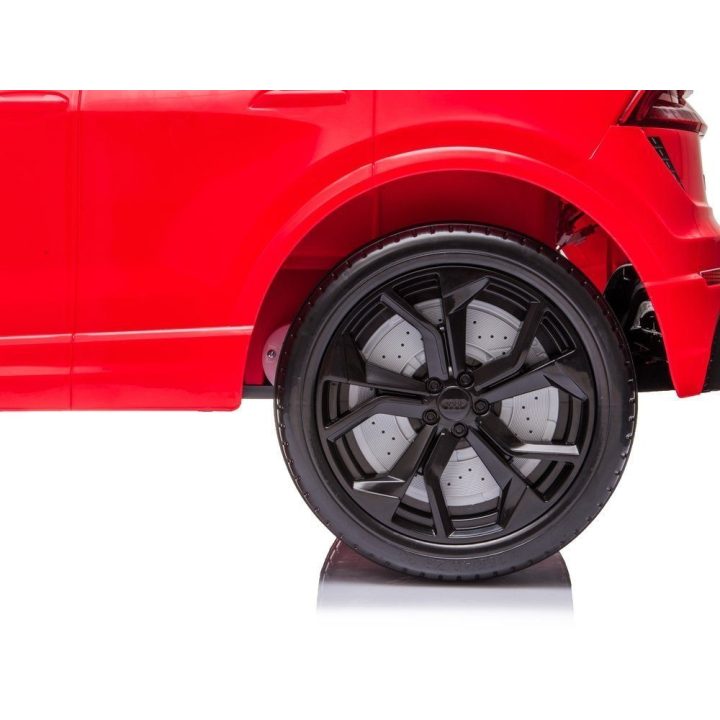 Vaikiškas elektromobilis Audi RS Q8, raudonos spalvos