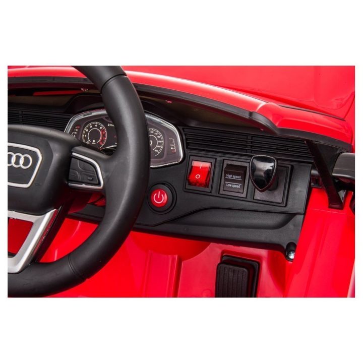 Vaikiškas elektromobilis Audi RS Q8, raudonos spalvos