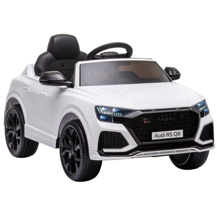 Elektrinė mašina 12 V 7 Ah, balta, Audi