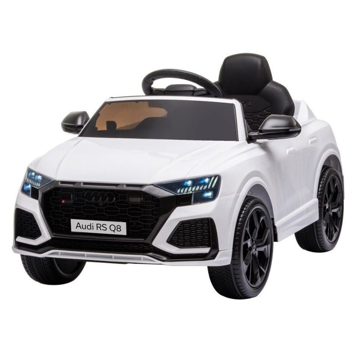 Elektrinė mašina 12 V 7 Ah, balta, Audi
