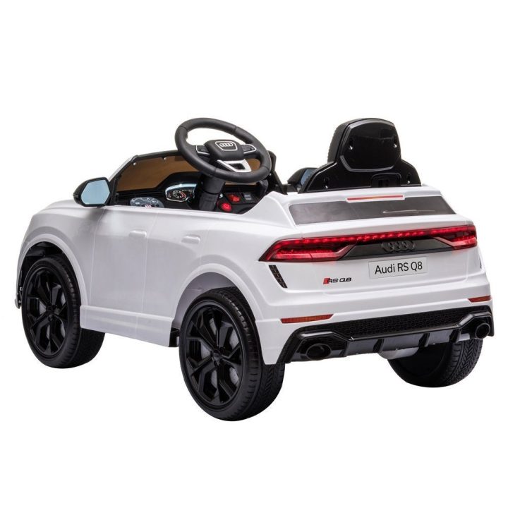 Elektrinė mašina 12 V 7 Ah, balta, Audi