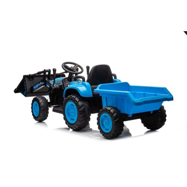 Elektrinis traktorius BW-X002A su kaušu, mėlynos spalvos