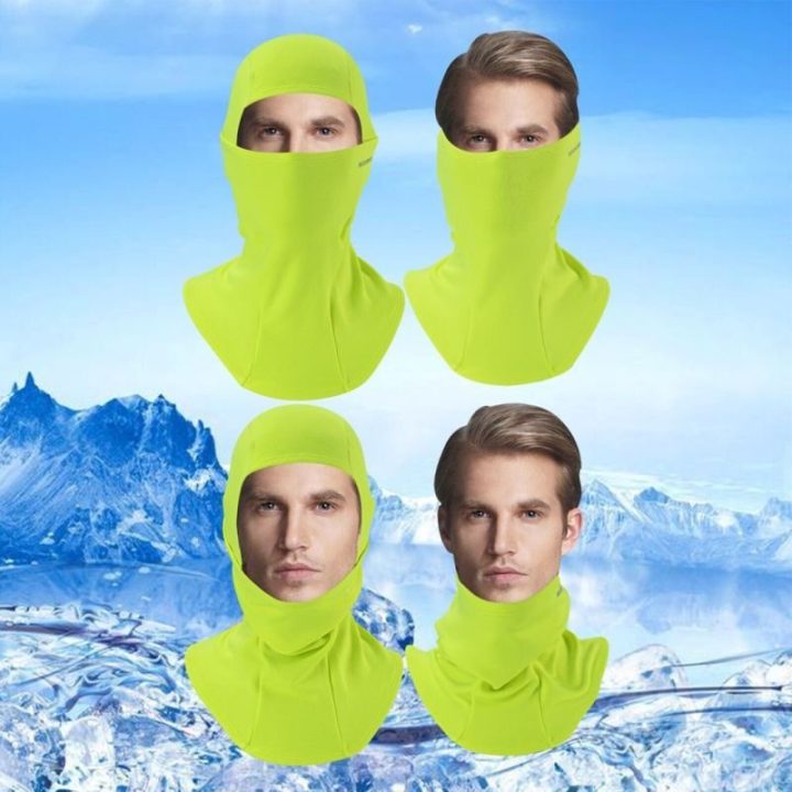Balaklava ryškiai žalia Rockbros