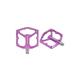 Dviračių platforminiai pedalai, aliuminio korpusas, violetinė, Rockbros