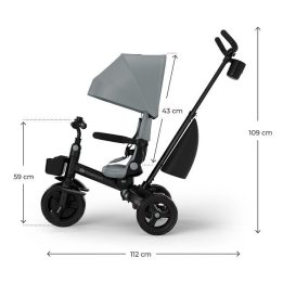 Triratukas Kinderkraft AVEO 2 Plus, pilkas