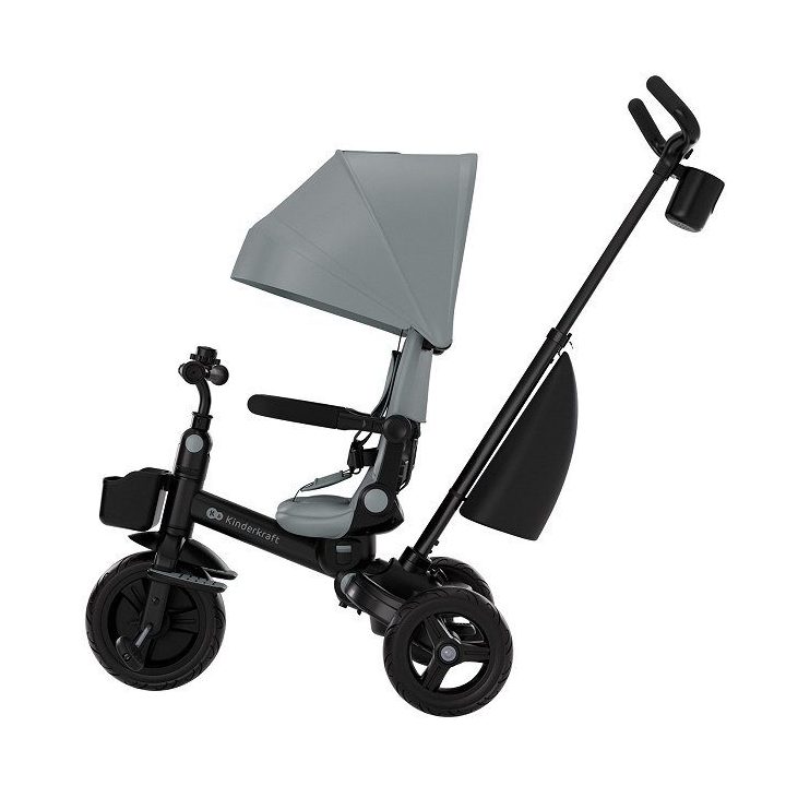 Triratukas Kinderkraft AVEO 2 Plus, pilkas