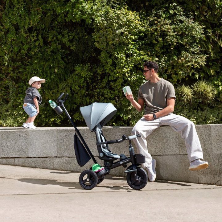 Triratukas Kinderkraft AVEO 2 Plus, pilkas