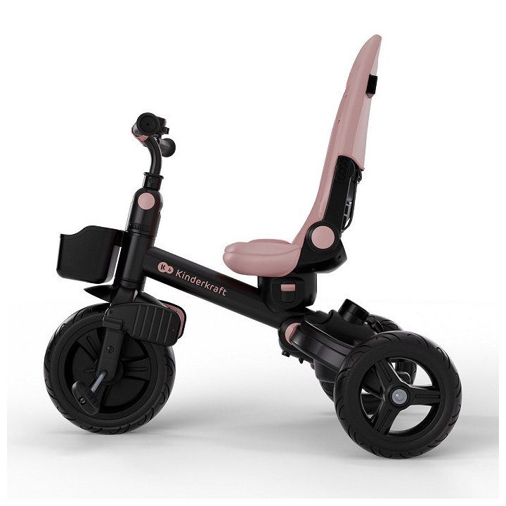 Vaikiškas triratukas Kinderkraft AVEO 2 Plus, rožinis