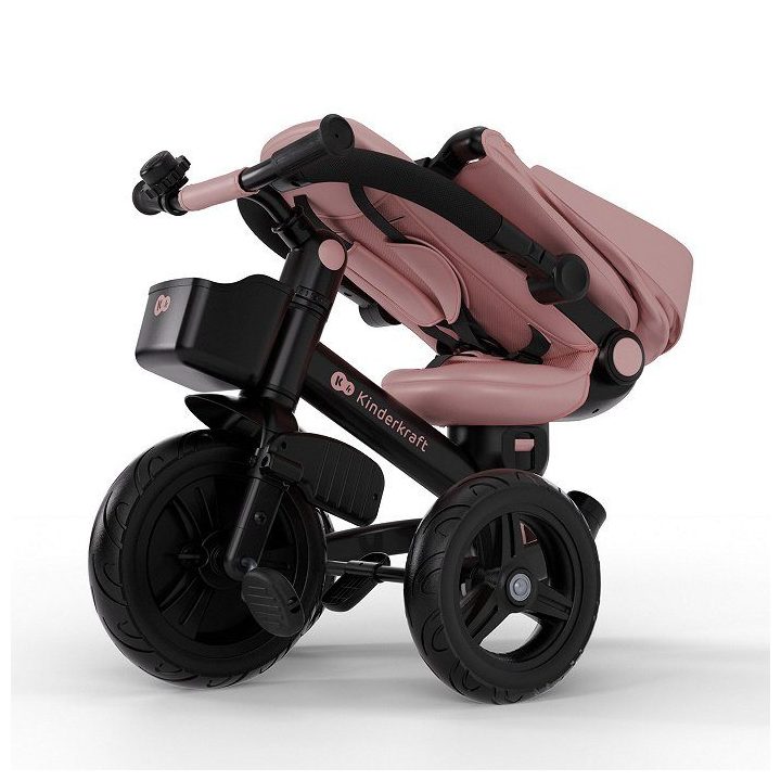Vaikiškas triratukas Kinderkraft AVEO 2 Plus, rožinis