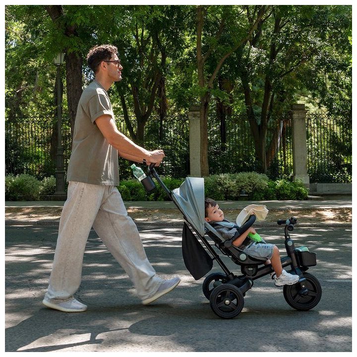 Vaikiškas triratukas Kinderkraft AVEO 2 Plus, rožinis