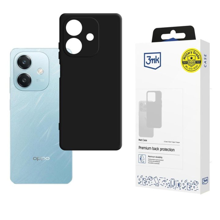 Telefono dėklas Oppo A60 5G, juodas 3mk