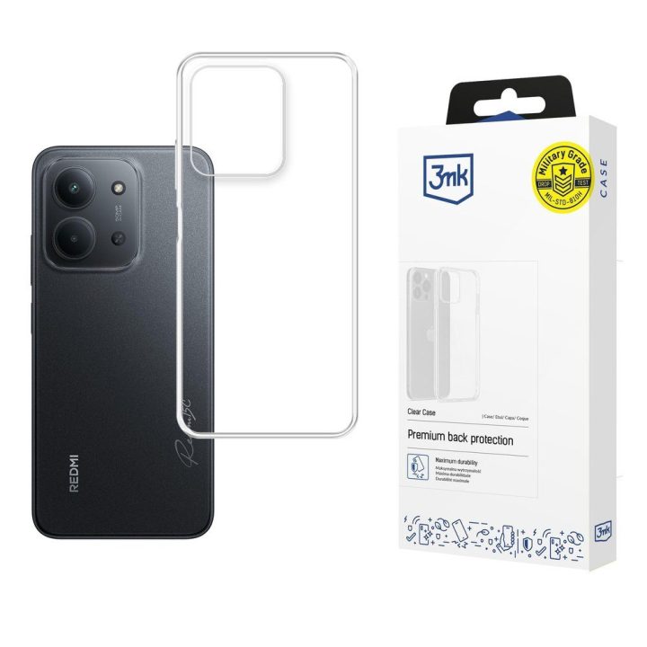 Telefono dėklas skaidrus, skirtas Xiaomi Redmi 15C (173 mm)