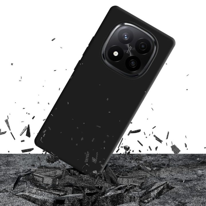 Telefono dėklas Xiaomi Redmi Note 15 Pro+ 5G, juodas