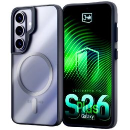 Telefono dėklas Samsung Galaxy S26+, juodas Satin Armor