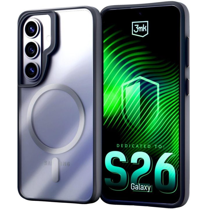 Telefono dėklas suderinamas su Samsung Galaxy S26, juodas