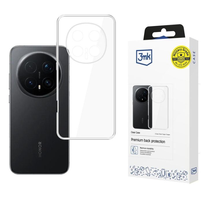 Telefono dėklas Honor Magic 8 Pro, skaidrus