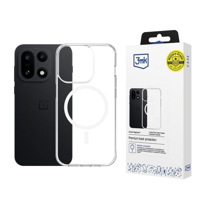 Telefono dėklas OnePlus 15 5G, skaidrus